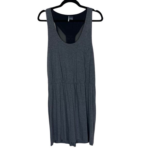 Urban Outfitters Sparkle and Fade Mesh Racerback Knit Mini Dress Gray Size L - Picture 1 of 9